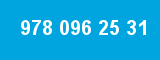978 096 25 31 978 096 25 31